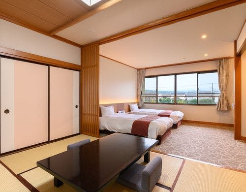 和洋室（和室6畳＋ツインルーム）【禁煙】