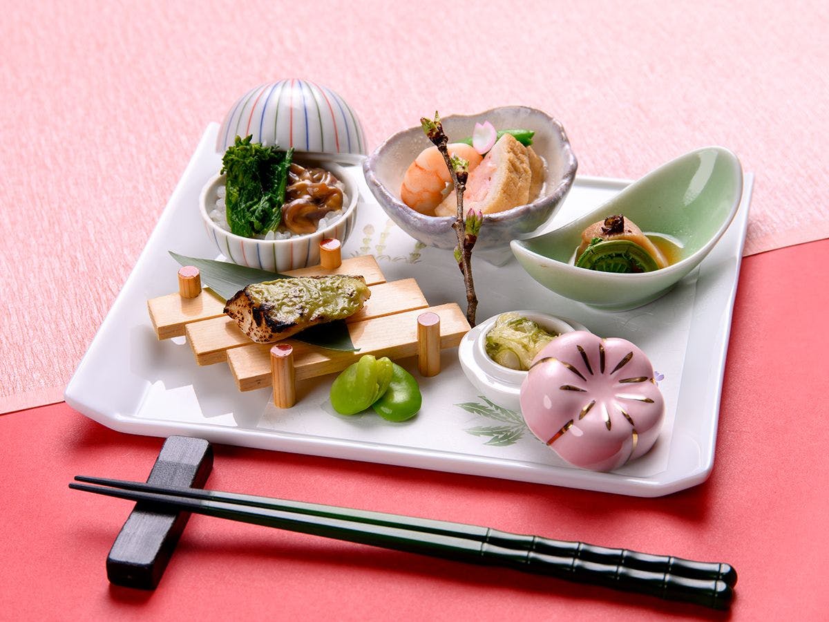 【ไคเซกิฤดูใบไม้ผลิ】อาหารเรียกน้ำย่อย (ตัวอย่าง)