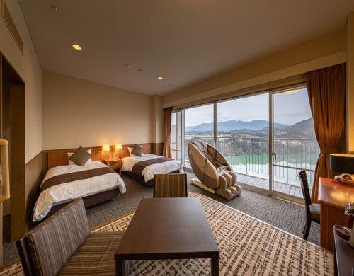 ＜最上階＞マッサージチェア付ツインルーム