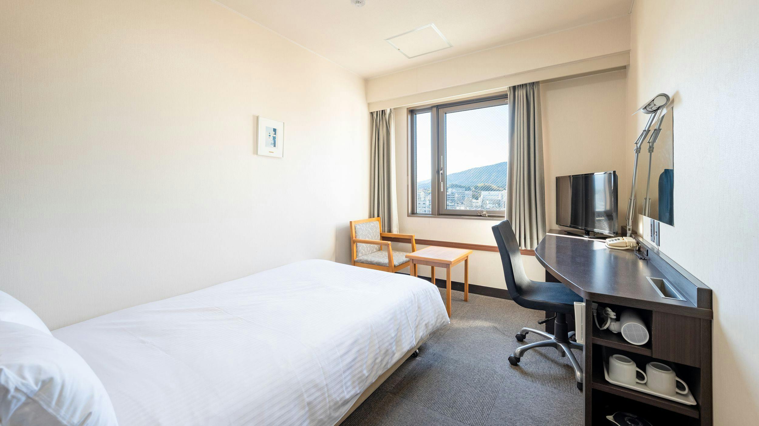 이곳은 저희의 표준 객실입니다.