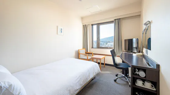 이곳은 저희의 표준 객실입니다.