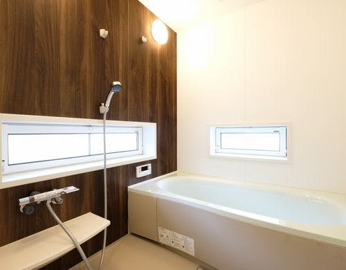 清潔感あふれる洗面所