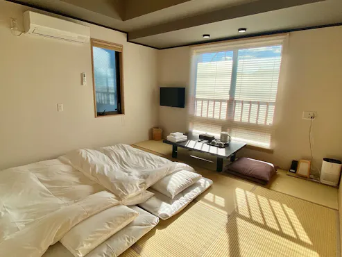 【寿・扇】ห้องพักสไตล์ญี่ปุ่นปลอดบุหรี่ 8 เสื่อทาทามิ