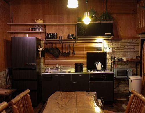 広くて使いやすいキッチンスペース。