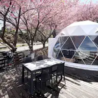 ห้องพัก◆บรรยากาศภายนอกของแกลมปิ้งฤดูใบไม้ผลิ KIRA*