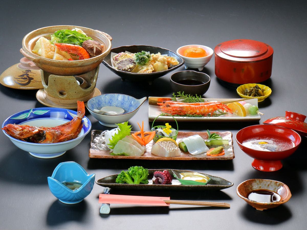 ตัวอย่างอาหารเย็น【แผนสี่ฤดูของคุนิซากิ】