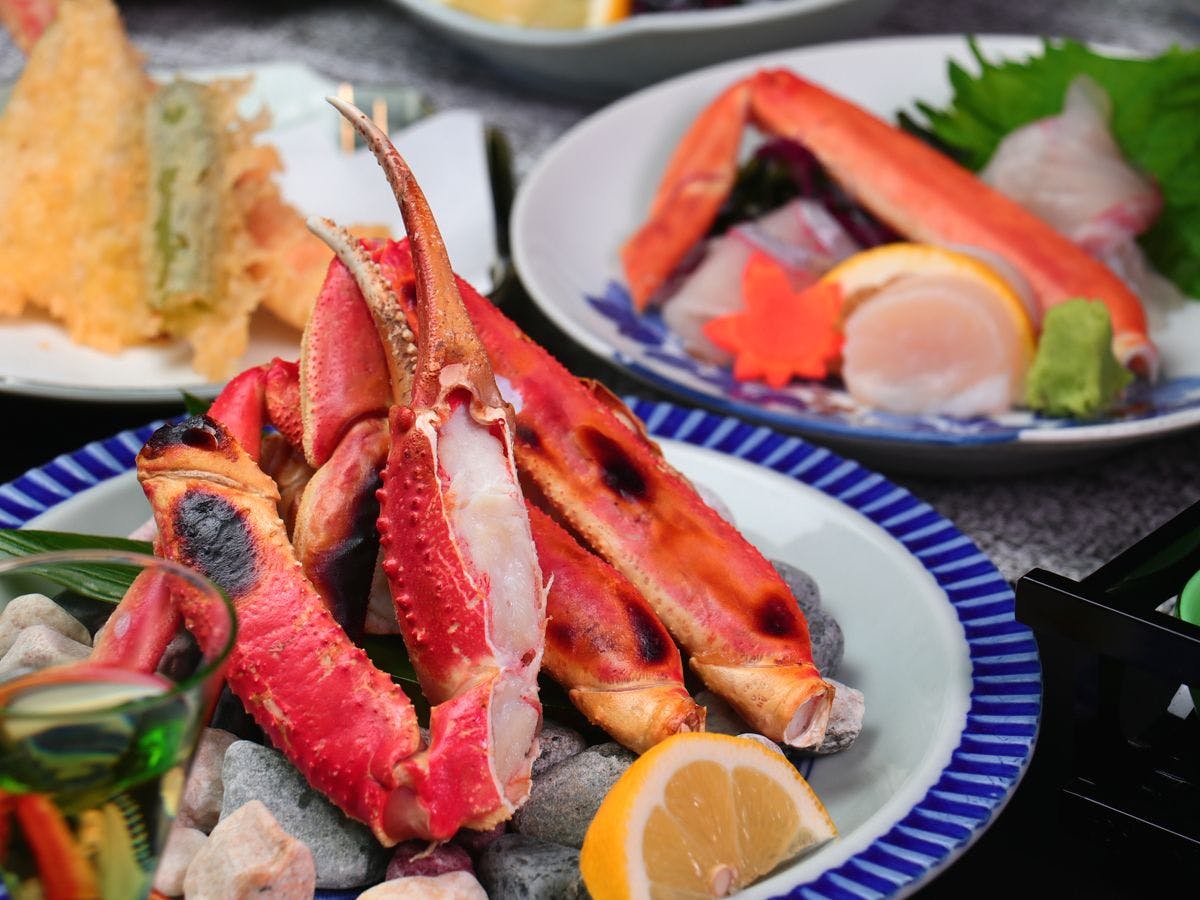 게 요리 예시: '구운 게'