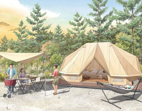 グランピングテントの外観