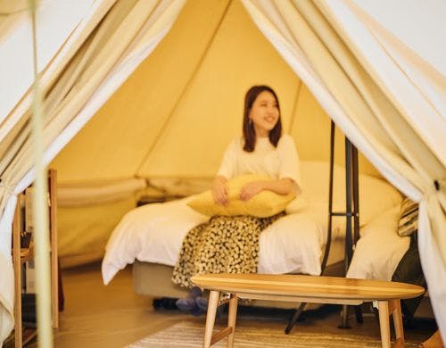 テント内観のイメージ写真