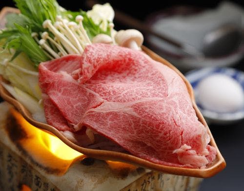 山形牛のすき焼き