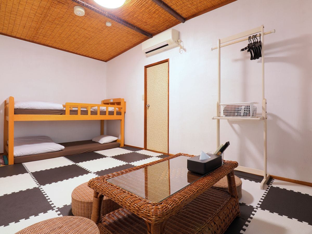 โรงแรมที่พักかいふ ห้องสไตล์ญี่ปุ่นเตียงสองชั้น พร้อมอ่างอาบน้ำ