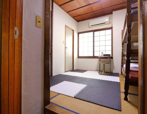 【ホテル宿かいふ】2段ベッド和室 風呂共