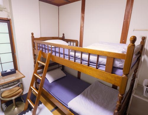 【ホテル宿かいふ】2段ベッド和室 風呂付
