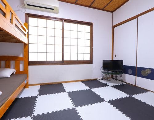 【ホテル宿かいふ】2段ベッド和室 風呂付