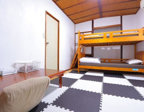 【ホテル宿かいふ】2段ベッド和室 風呂付