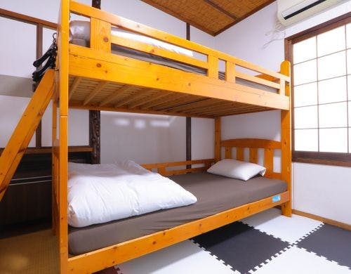 【ホテル宿かいふ】2段ベッド和室 風呂付