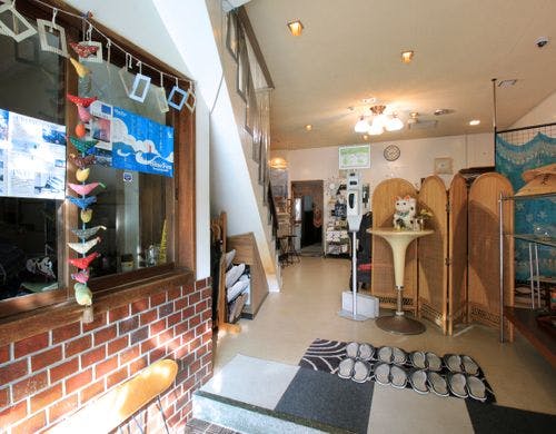 【ホテル宿かいふ】玄関