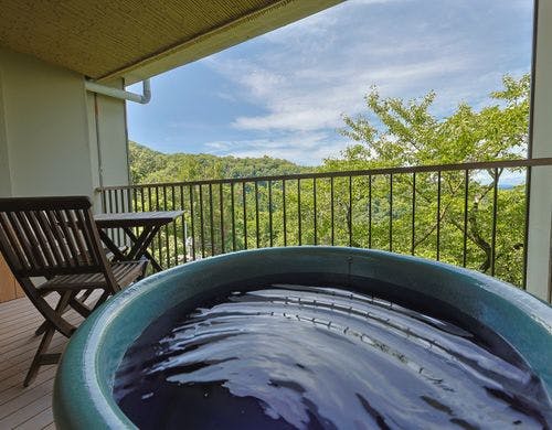 露天風呂付ローベッドツイン