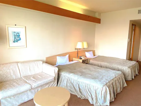 ห้องพักแบบตะวันตกเตียงคู่