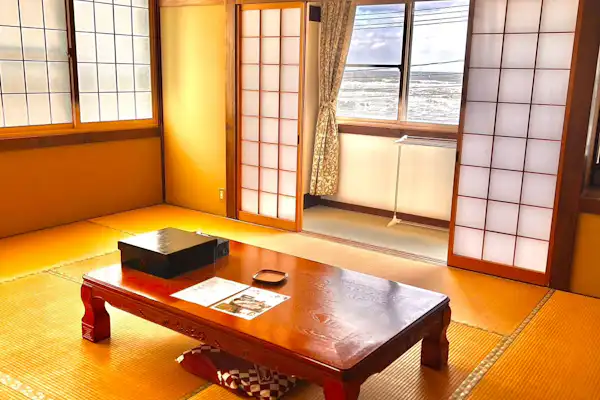ห้องพักสไตล์ญี่ปุ่นติดทะเล
