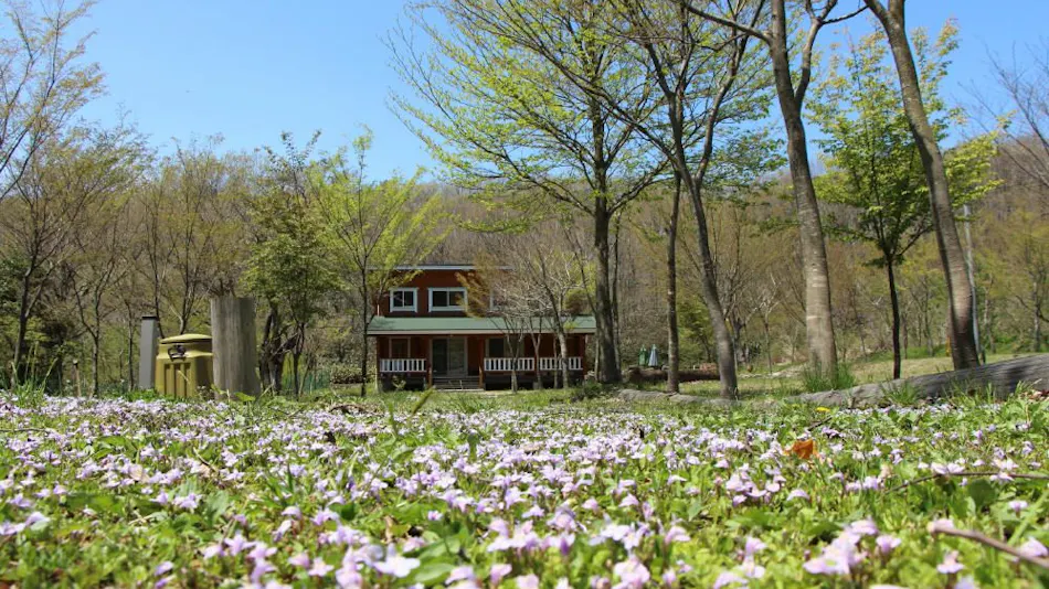 Hiruzen Plateau Dandan Village Log Cottage