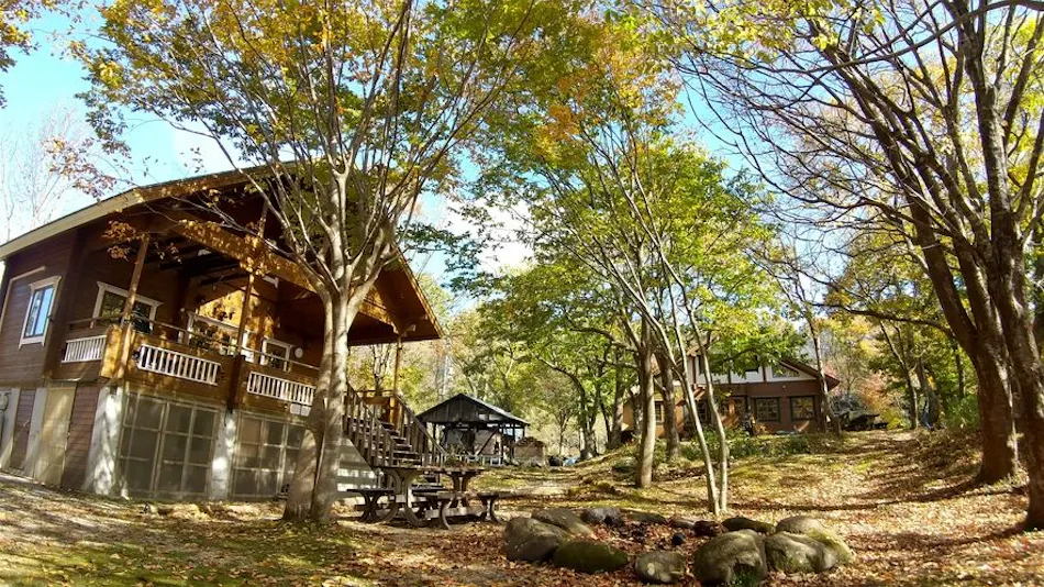 Hiruzen Plateau Dandan Village Log Cottage