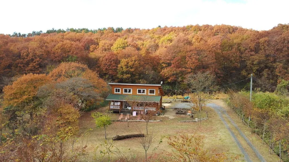 Hiruzen Plateau Dandan Village Log Cottage