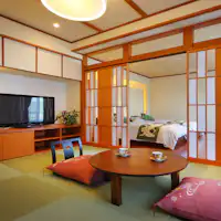 【Phong cách Nhật hiện đại (phòng kiểu Nhật + giường đôi)】Một ví dụ