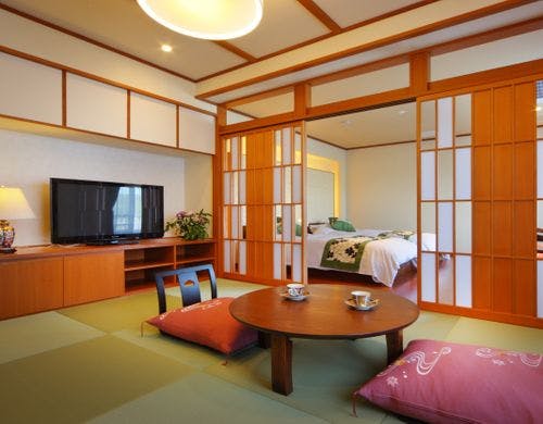 【和モダン（和室＋ツインベッド）】一例