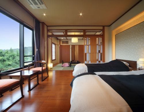 【和モダン（和室＋ツインベッド）】一例