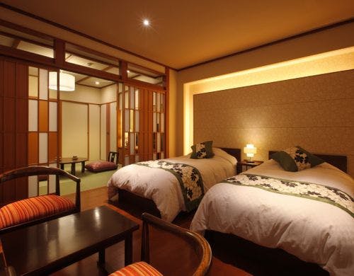 【和モダン（和室＋ツインベッド）】一例