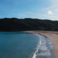 田曾白浜度假村的景色