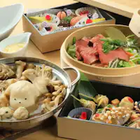 【อาหารเย็น】ชุดไคเซกิหม้อไฟแบบไลท์ <เฉพาะฤดูใบไม้ผลิ–ฤดูร้อน>