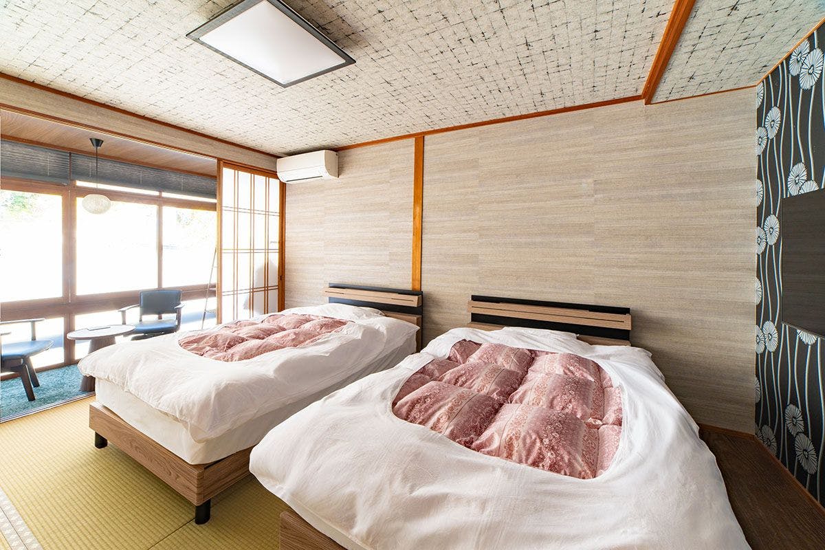 ห้องสไตล์ญี่ปุ่นพร้อมเตียง 2 เตียง ชั้น 3