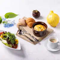 <Contoh sarapan> Sarapan harian / quiche sayuran musiman