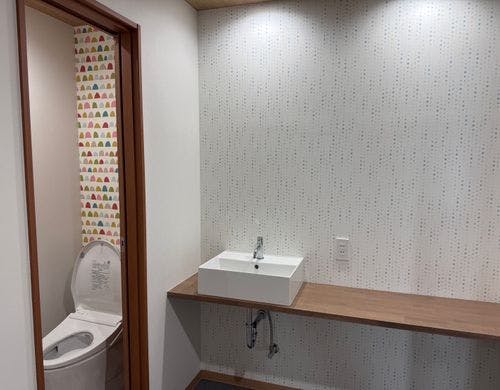 はなれ：バストイレ付のお部屋洗面・トイレ