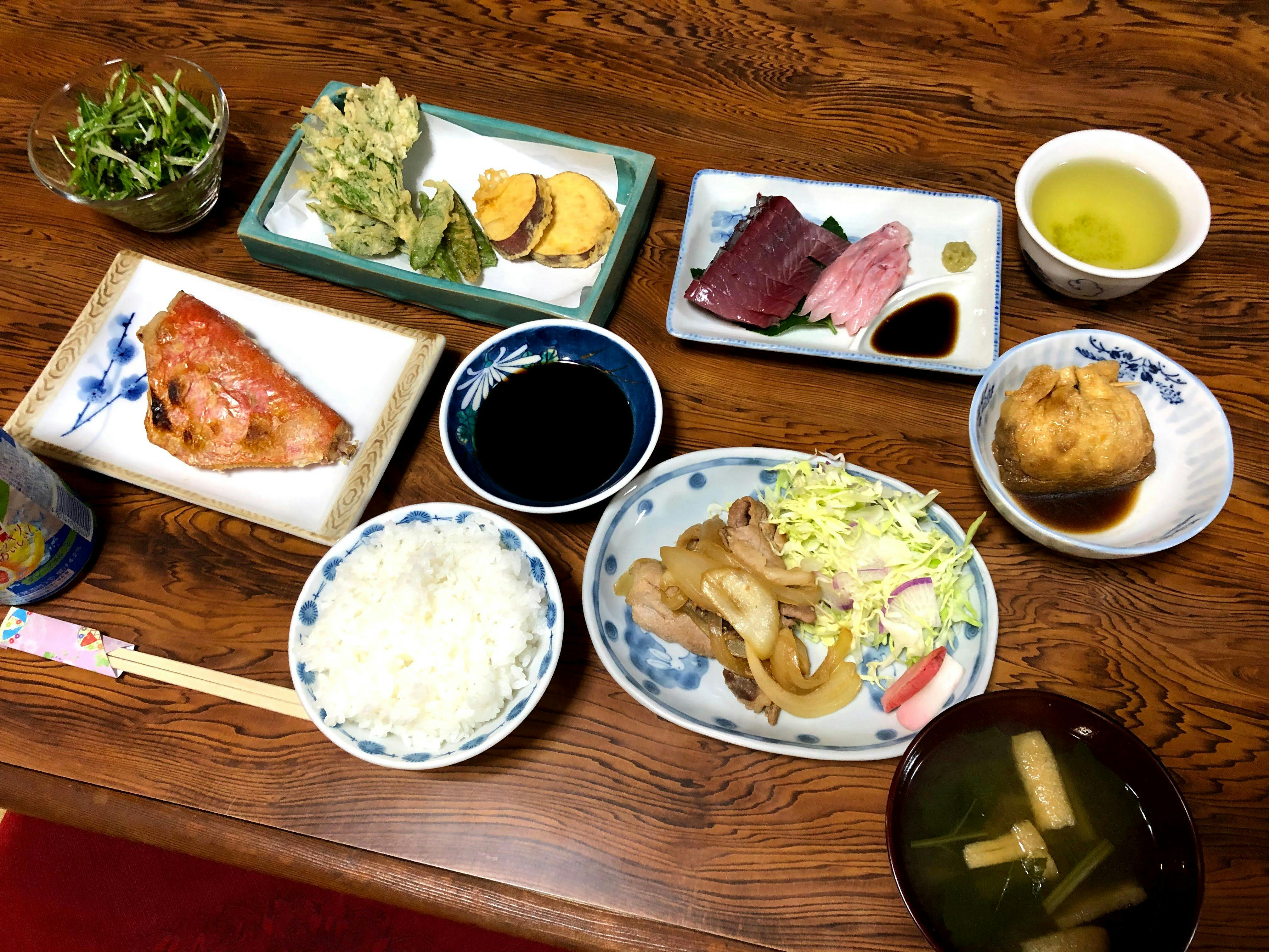 ตัวอย่างอาหารเย็น