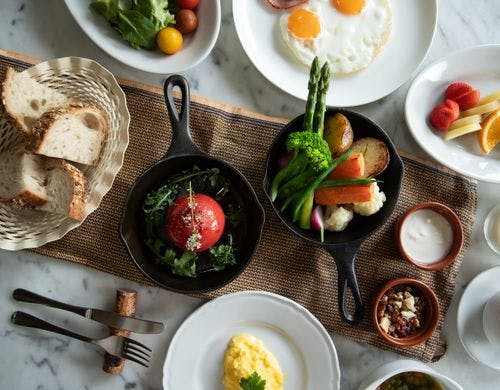 ファームトゥーテーブルの朝食
