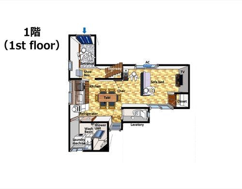 間取り図（1階）