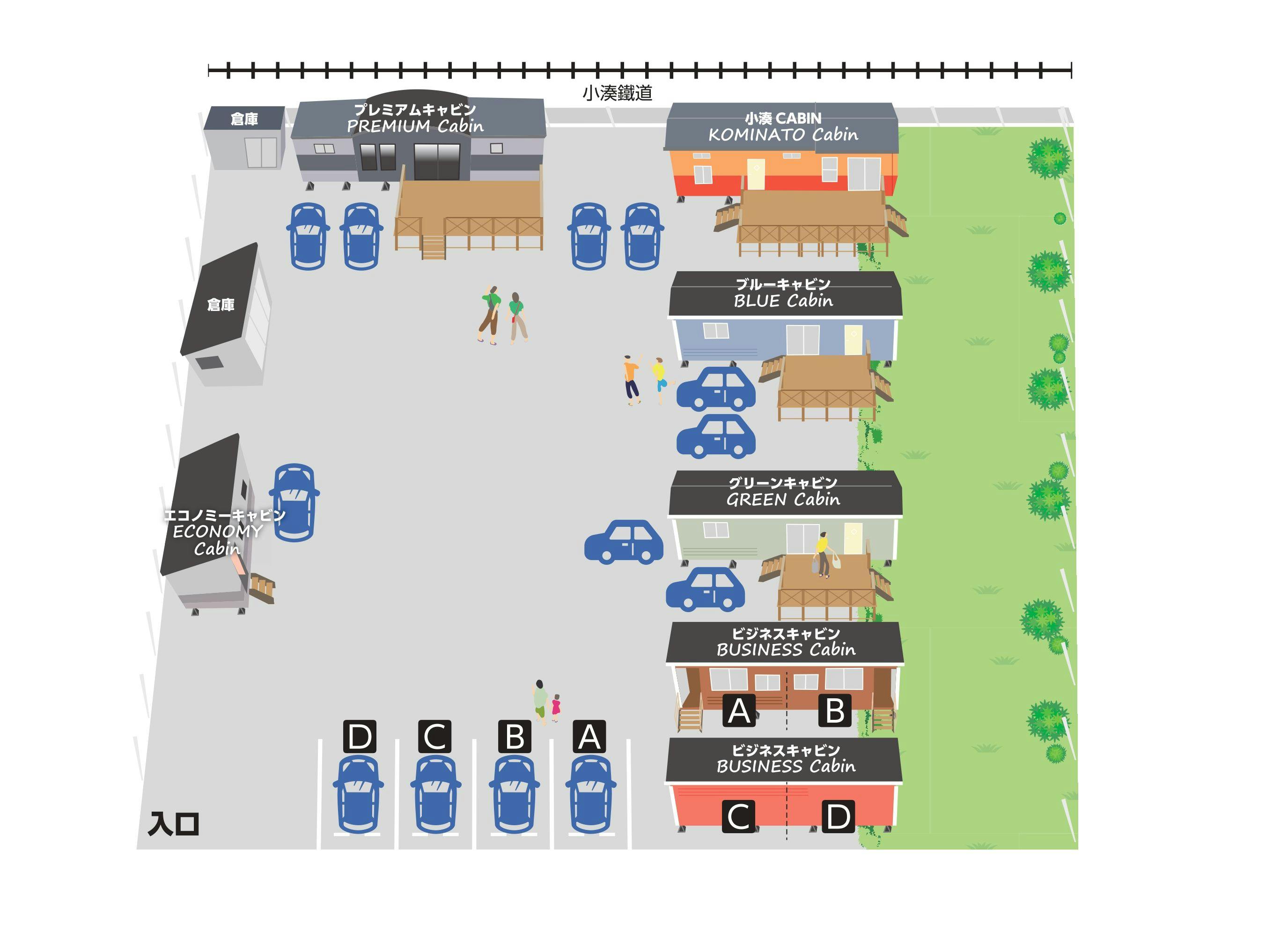 แผนที่ภายในพื้นที่ของโรงแรมเทรเทล อิชิฮาระ อุชิคุ