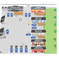 แผนที่ภายในพื้นที่ของโรงแรมเทรเทล อิชิฮาระ อุชิคุ