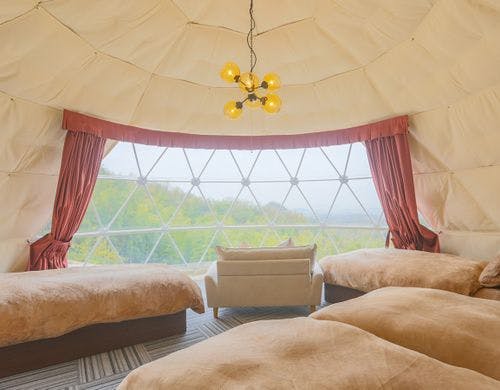 ～Room秋～ドーム型テント広さ約30平米