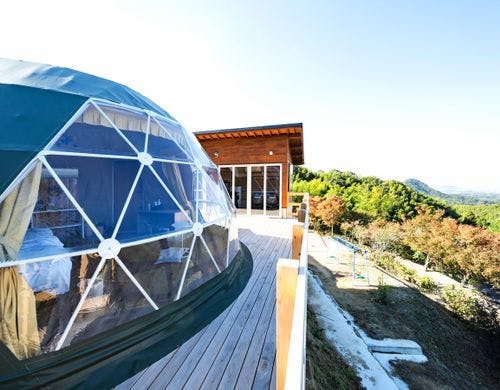 ～Room春～ドーム型テント広さ約30平米