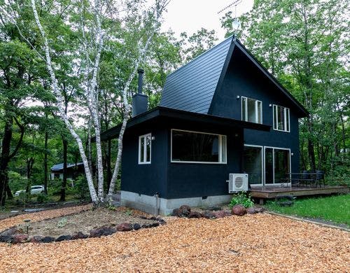 【C棟】冬は薪ストーブも