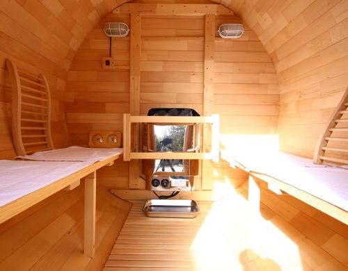 バレルサウナ◆4名まで入れます