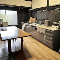 Dapur lengkap disediakan