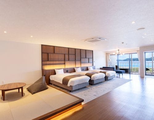 スーペリア露天風呂付和洋室トリプル