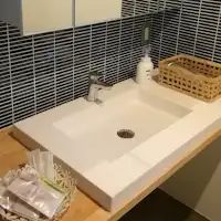 อ่างล้างหน้า ผลิตภัณฑ์เครื่องสำอางจากมะกอกเมืองอุชิมาโดะ