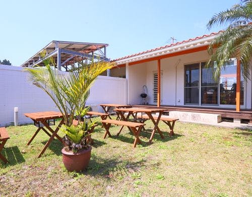 【BBQテラス】備え付けのガーデン