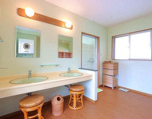 ◆－180度パノラマ展望風呂－　脱衣所